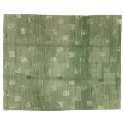 PG060  Block Check Hand-Tufted Wool Area Rug