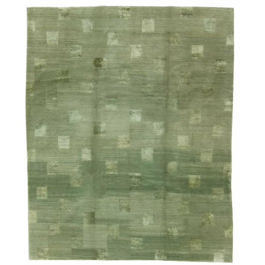 PG060  Block Check Hand-Tufted Wool Area Rug