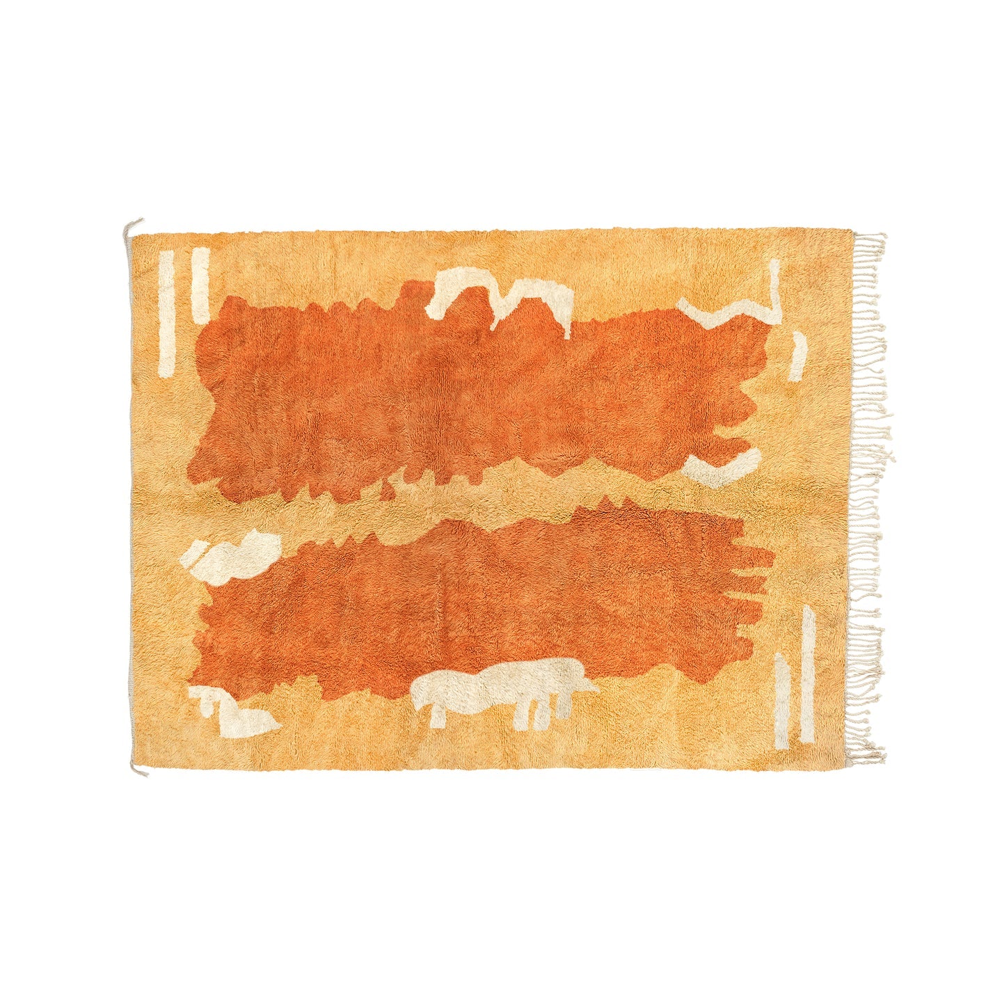 Verticals - Orange Bisha Rugs