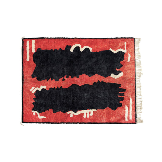 Verticals - Black Bisha Rugs